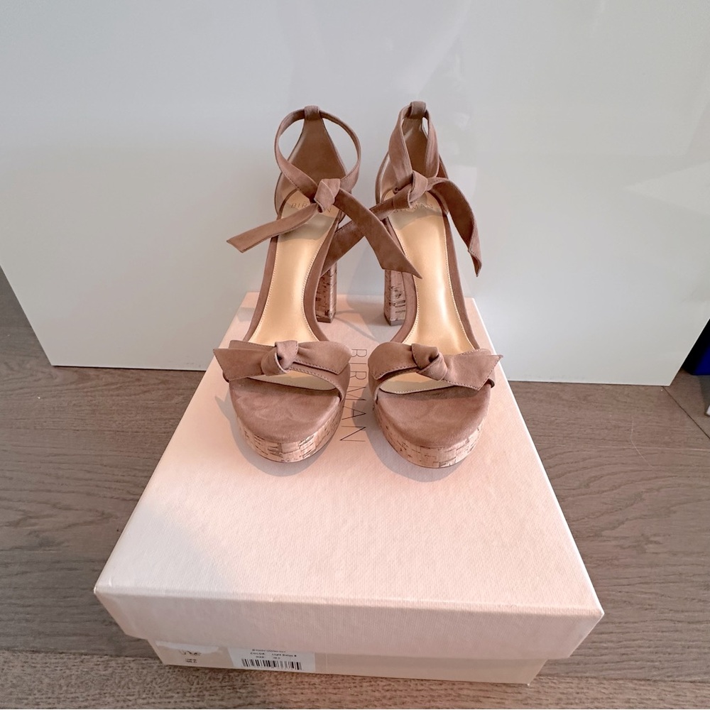 Alexandre Birman Mabela suede with cork sandals - Picture 7 of 11